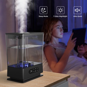 Diffusore di aromi umidificatore d'aria diffusore di oli essenziali ad ultrasuoni Mini umidificatore da 350ml con luce a LED - Product Image 4