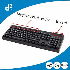 Оптовая продажа KB104R USB программируемая клавиатура с считывателем магнитных карт для бизнеса POS - Product Image 4