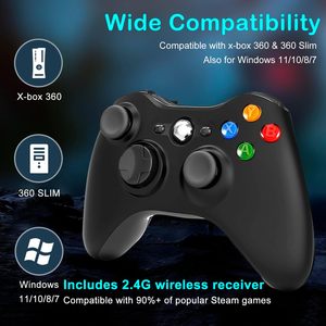 2.4G Wireless Ergonomic Grip Joystick for <strong>Xbox</strong> <strong>360</strong> &amp; PC No Drift Joystick Compatible with for PS3 Updated Game Controller - Product Image 6