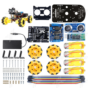 Tscin buny Mecanum Wheel Smart Car Kit 4WD Roboters tarter DIY Kit für Arduino Education Maker Boards Robot Kit - Product Image 6