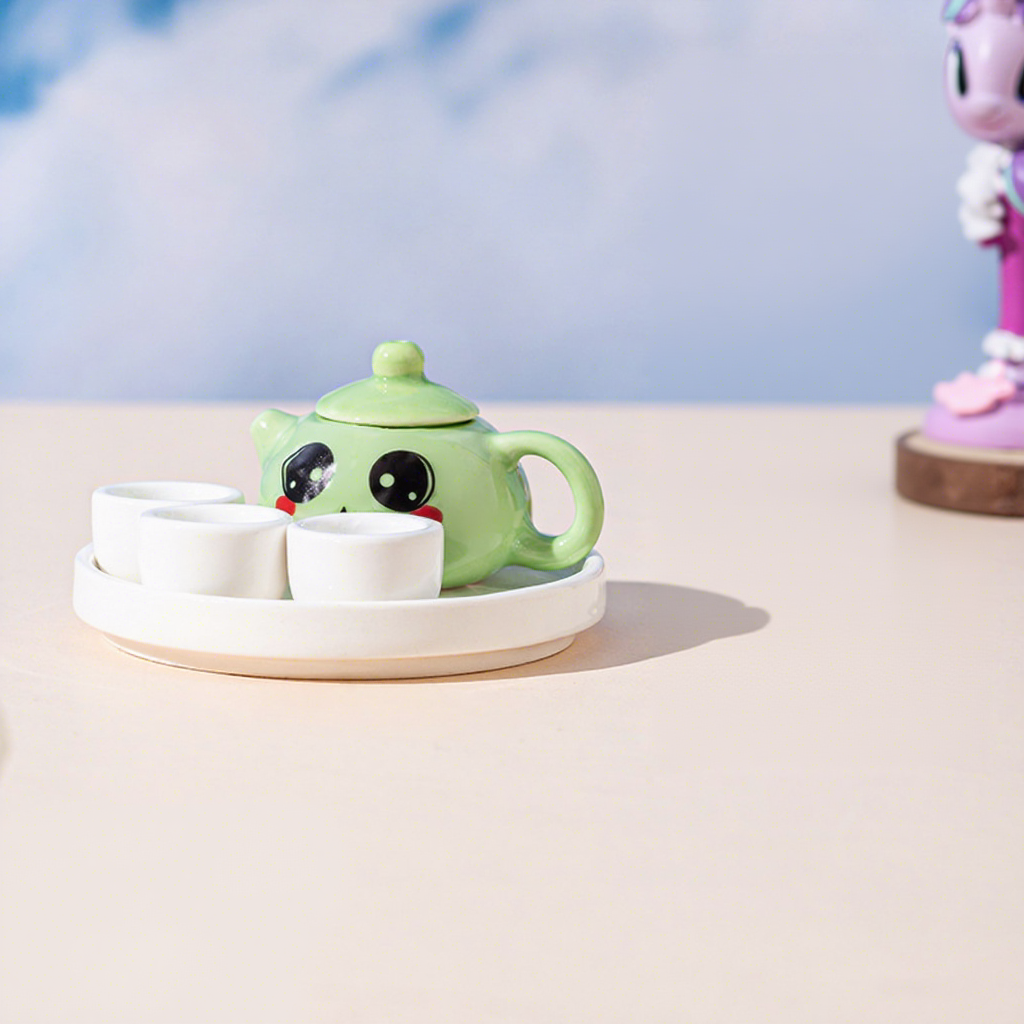 Green-diy xishi tea tray gift box