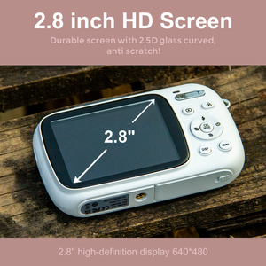 छात्र डिजिटल कॉम्पैक्ट कैमरा 2.8 इंच स्क्रीन 4k वीडियो 64 मेगापिक्सल फोटो 18x जूम ब्यूटी फेस रिकग्निशन डिजिटल एचडी कैमरा - Product Image 6