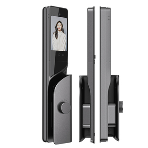 Low Moq Deadbolt Visual Camera 5.0 Inch Rear Screen Fingerprint Knob Tuya Wifi Electric 3D Face Recognition Door Smart Lock - Product Image 3