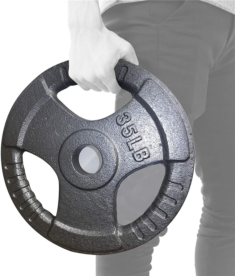de pesas y mancuernas gimnasio钢橡胶哑铃圆盘健身房橡胶保险杠平板