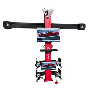 Allineamento delle ruote 3D a doppio schermo con sistema americano Johnbean macchina avanzata di allineamento a quattro ruote - Product Image 1