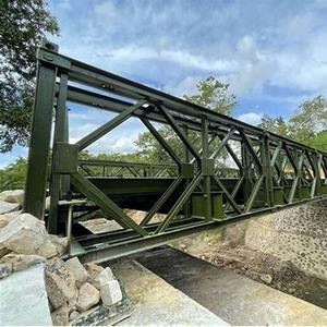 Puente Bailey de alta resistencia Marco de armazón de acero modular Estructura de acero portátil para peatones Puente de diseño prefabricado de largo alcance - Product Image 4