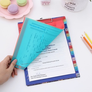 Colorful <strong>11</strong>-Hole A4 Plastic Index Pages for Loose-Leaf Binder Digital <strong>Management</strong> School Folder Pattern Box File Separator Page - Product Image 4