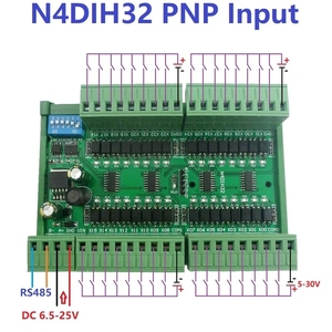 DC 12V 24V 32ch PNP NPN interruttore di isolamento ottico modulo di ingresso RS485 scheda di acquisizione digitale Modbus Rtu - Product Image 1