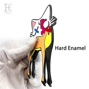 Tùy Chỉnh Thiết Kế Riêng của Bạn Kim Loại Thủ Công Mỹ Nghệ Phim Hoạt Hình Phim Hoạt Hình Nhân Vật Động Vật Kim Loại Mềm Men Cứng <span class=keywords><strong>Pin</strong></span> Tùy Chỉnh Ve Áo Men <span class=keywords><strong>Pin</strong></span> - Product Image 4