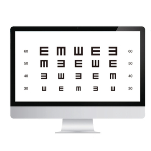 Ophthalmische LCD-Spiegeldiagramm für Sehschärfe optische Prüfung Monitor augentests digitales Diagramm - Product Image 1