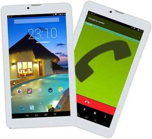 Ucuz 7 inç dokunmatik ekran 3G Android 9 Tablet PC ile 3G telefon arama ve çift kameralar 2 Sim kart quad core tablet - Product Image 1