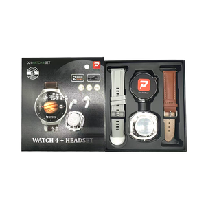 2025 D21 Smart Watch 4 cuffie 2 in 1 Set 2 cinturino 1.52 "BT chiamata battito cardiaco Sport Smart Watch con auricolari - Product Image 6
