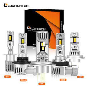 Luxfighter ไฟ H1 6000LM สไตล์มินิโปรเจคเตอร์ H7 H4 H11 G20 F10 C6 E60 F30ขนาดเล็กโปรเจคเตอร์ C6s แบบไม่มีพัดลม CSP หลอดไฟหน้ารถยนต์ E46 - Product Image 1