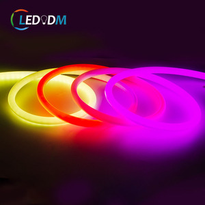 ไฟนีออน LED ซิลิโคนกลางแจ้ง IP67พิกเซล RGB RGB DC24V DMX512เปลี่ยนสีมหัศจรรย์ไฟนีออนดิจิตอลเปลี่ยนสีได้ - Product Image 3