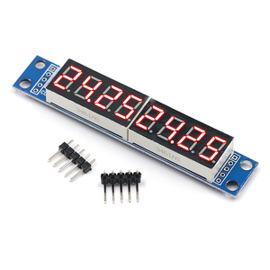 MAX7219 LED-Punktmatrix 8-stelliges digitales Rohrbildschirm Steuerungsmodul 3,3 V 5 V Mikrocontroller Serienbetrieb 7-Segment - Product Image 2