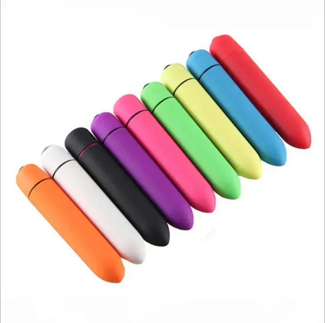 12 colores al por mayor 10 velocidades vibración productos sexuales para adultos vibrador Sexual juguetes sexuales mujeres Mini bala vibrador