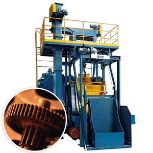 Máquina de granallado con sistema de carga y descarga automática, máquina de abotonado tipo Correa secadora - Product Image 1
