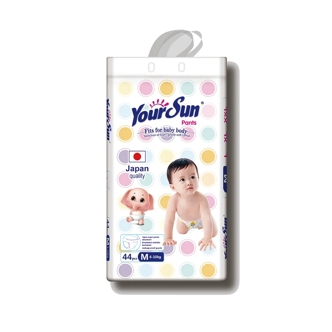 YourSun Turquie Bale Extra Care Coton Séchoirs Pampering Swaddlers Japonais Daipers Bébé Couches Taille 4 Pantalon