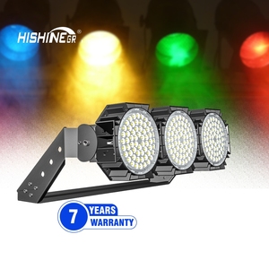 Hishine 1000W <strong>LED</strong> Lighting Fixture <strong>with</strong> <strong>DMX</strong> <strong>Controlled</strong> Truss Clamp Mount for Indoor Event Production Stadium Flood Light - Product Image 1
