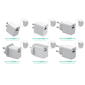 Bán Buôn Đa-Cổng Chúng Tôi EU Anh Cắm 5V 3AMP 9V 2A Loại C Kép Cổng 20W Nhanh Chóng Sạc Điện <span class=keywords><strong>Adapter</strong></span> Nhỏ Nhất USB Tường Sạc - Product Image 1