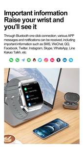 2025นาฬิกาอัจฉริยะ HK80ระบบสั่งงานด้วยเสียง NFC นาฬิกาอัจฉริยะโหมดกีฬาหลายโหมดการหายใจการตรวจสอบการนอนหลับ IP67นาฬิกาอัจฉริยะกันน้ำ - Product Image 4