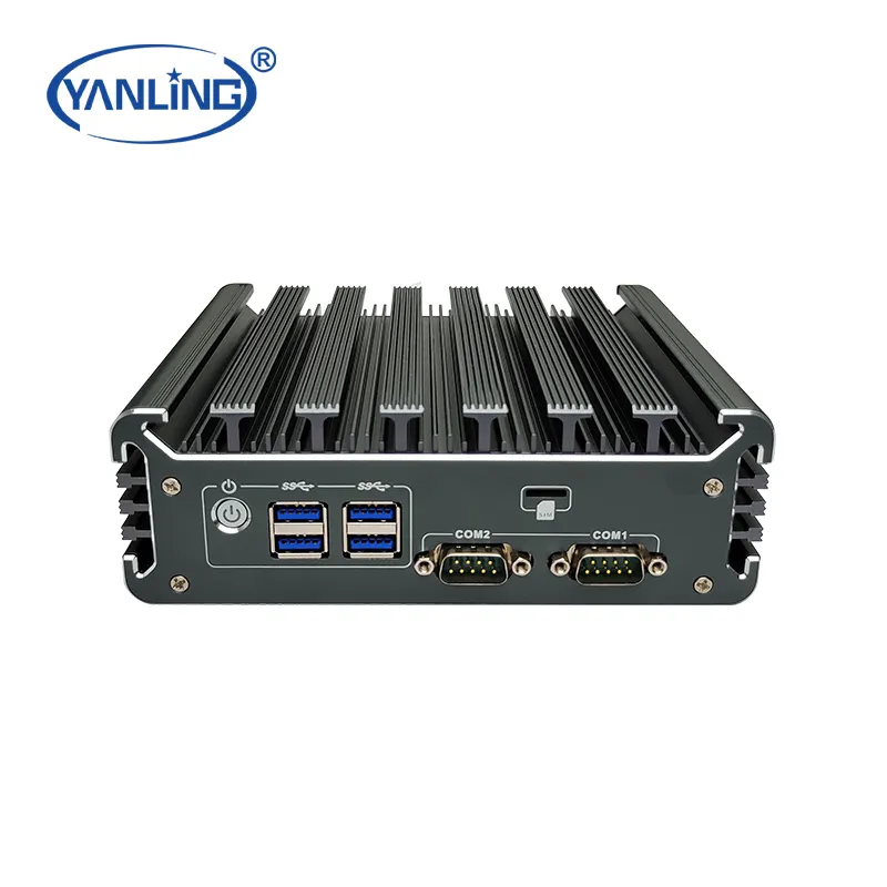 Iot産業用SSDIntel Core I5UsbファンレスPC用のミニPCI5ファンレス組み込みコンピュータエッジコンピューティング