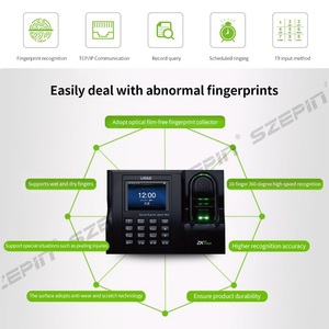 ZK TECO <span class=keywords><strong>U560</strong></span> hệ thống chấm công sinh trắc học Máy quét dấu vân tay Máy chấm công thời gian đồng hồ vân tay Wifi - Product Image 2