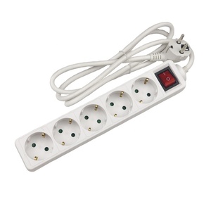 Power Strip 5-<strong>Way</strong> Multiple <strong>Socket</strong> with Switch for Power Saving, Multiple Plug, 45 Degree <strong>Sockets</strong> - Product Image 1