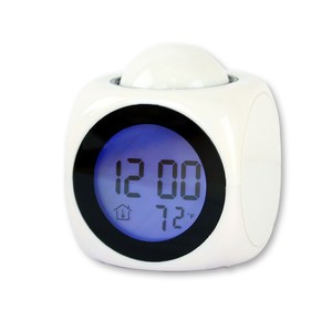 Digitaler Wecker mit Projektion Multifunktion aler LED-Tisch wecker Wecker mit Thermometer - Product Image 5