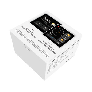 2022 yeni akıllı ev otomasyon kablosuz zigbee tuya akıllı ekran 3 gang dahili röle google ev alexa ses - Product Image 6