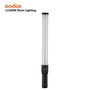 Godox LC500R 2500K-8500K çift renkli tam renkli RGB LED ışık çubuğu aydınlatma efektleri CRI 96 TLCI 98 uzaktan kumanda ve Barndoor - Product Image 3