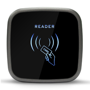 EM + MF双频125KHz 13.56MHz RFID/NFC读卡器Wiegand输出ABS材料兼容多门门禁控制面板 - Product Image 2