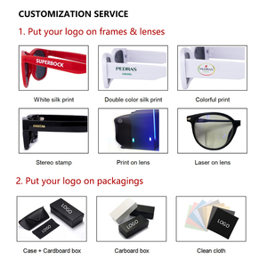 Firstsense cao cấp chống ánh sáng màu xanh khung màu vàng ống kính thời trang phụ nữ Kính mắt nam ngủ ngon bảo vệ mắt kính - Product Image 5