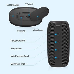 畅销立体声无线便携式户外织物蓝牙扬声器稳定连接蓝牙设备