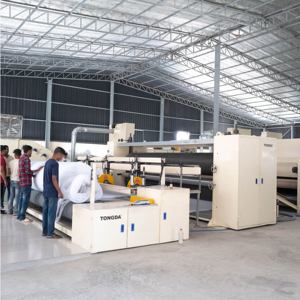 TONGDA TDH-I Textil Vlies maschine Kleber frei Vlies Watte Teppich Herstellung Produktions linie - Product Image 3