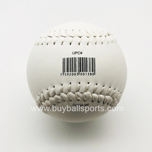 Mantar çekirdek softbol pelota de SB-120 softbol ile beyaz kompozit deri Tamanaco SB-120I