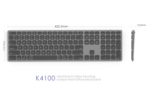 <strong>Custom</strong> New 110 Key Curve Concave Key Recessed ARC Keys Ergonomic Aluminium Slim Wireless Laptop PC <strong>Keyboard</strong> <strong>for</strong> Macbook <strong>Computer</strong> - Product Image 4
