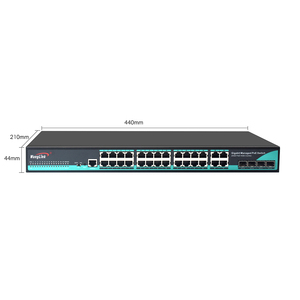 Wanglink 24*10/100/1000Base-T POE Ethernet Ports with 4 1000Base-X SFP Combo Ports L2 Managed PoE Switch Support CLI WEB SNMP - Product Image 4