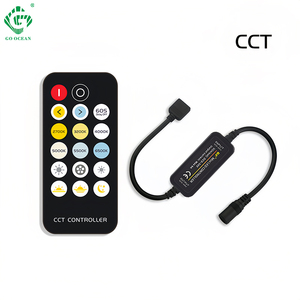 Factory Wholesale 17-Keys RF LED Strip Light <strong>Remote</strong> Control DC5v 12v 24v CCT Led <strong>Controller</strong> for LED Strip 6A <strong>Output</strong> Current - Product Image 1
