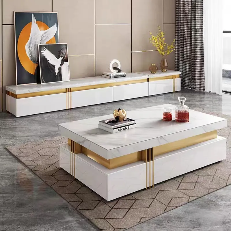 Роскошные Черные Мраморные ТВ-стойки 2020, мебель для гостиной, подставка для телевизора из нержавеющей стали, современная деревянная ТВ-консоль