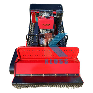 Mini Rc Robot Lawn Mower With Snow Plow Attachments <strong>EPA</strong> Automatic Agriculture Rubber Tracks Grass <strong>Cutter</strong> - Product Image 2
