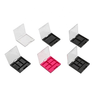 3 Color Empyty Eyeshadow Palette Private Label Custom Cosmetics Blush Powder <strong>Compact</strong> <strong>Make</strong> Your Own Eyeshadow Palette - Product Image 1