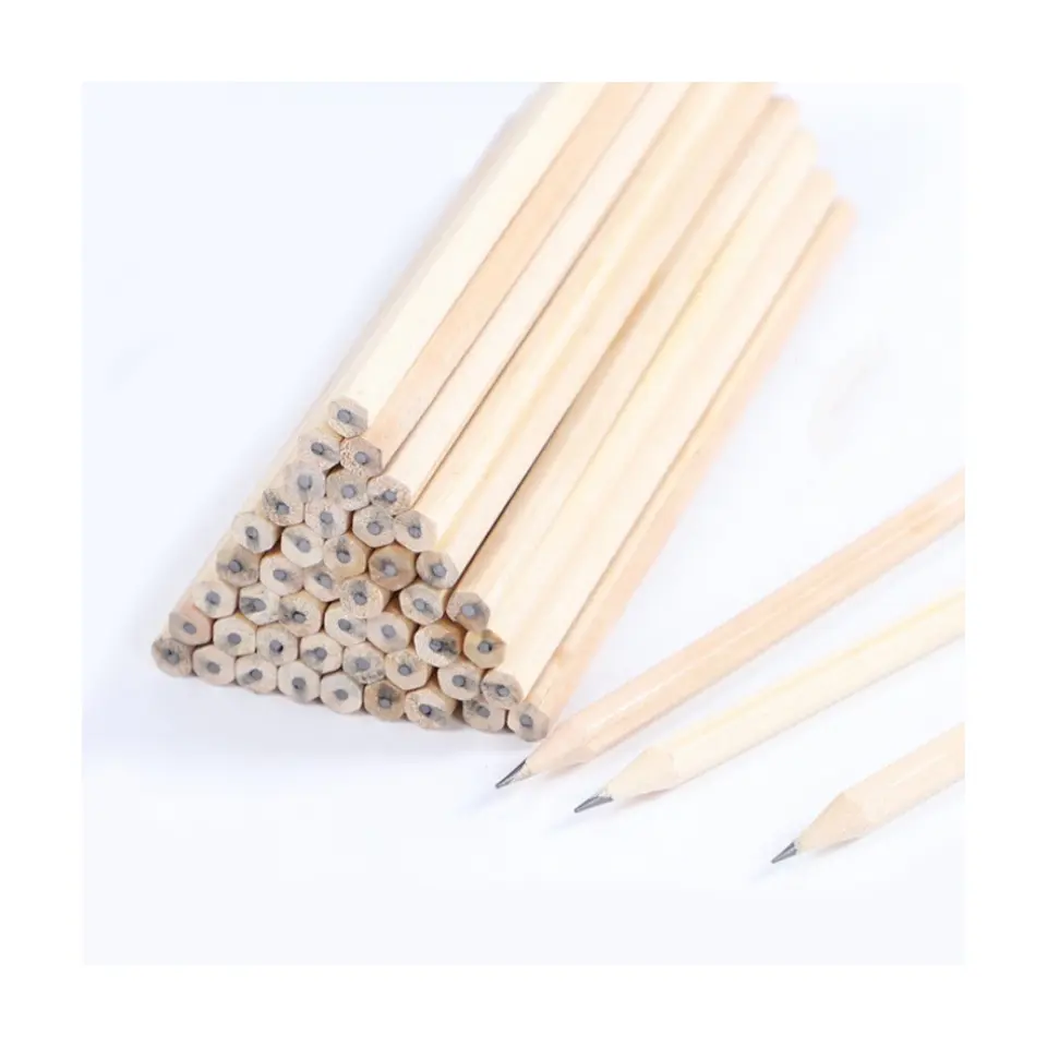 Stationary Factory Cheapest Wholesale Bulk Nature Custom Hb Wood Pencil