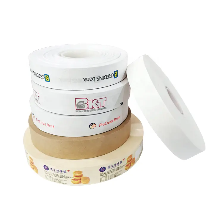 Währungs binde maschine Papier band Conter fieet Hot-Melt Banknote Geld Cash Banding Tape