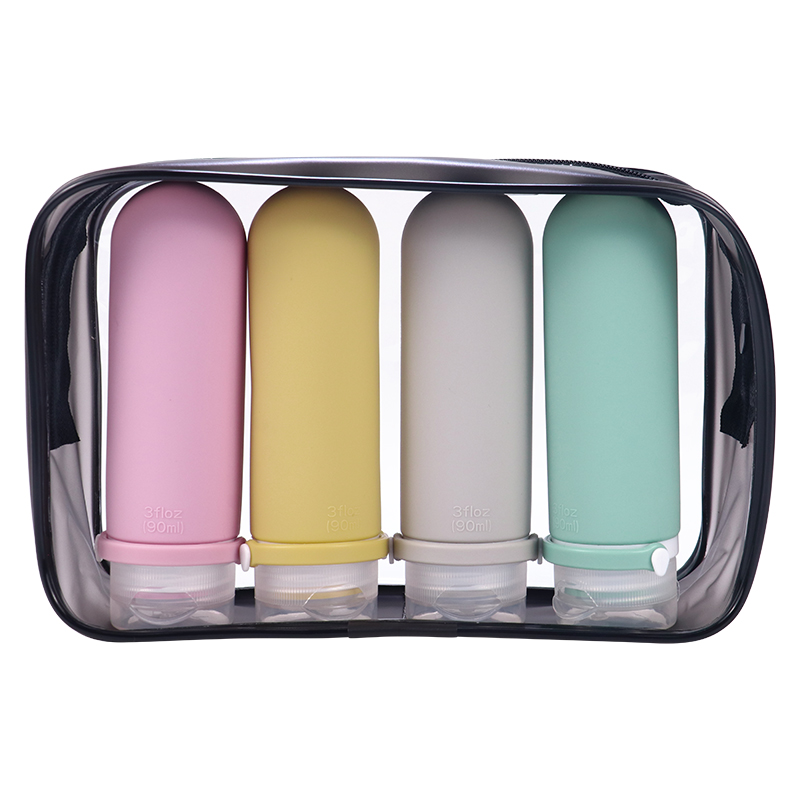 4 PCs x 90ml con el bolso del PVC