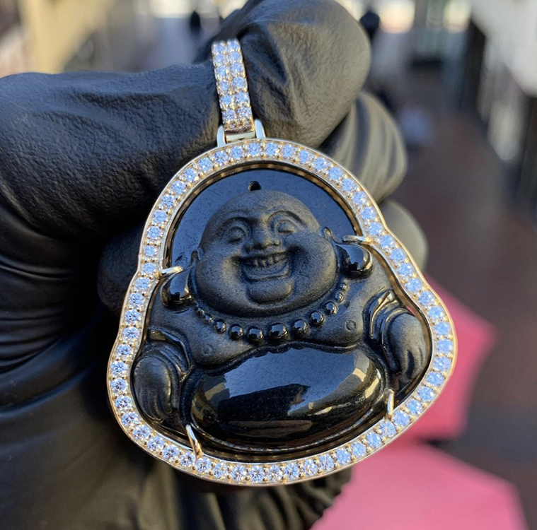 Jade Bouddha noir
