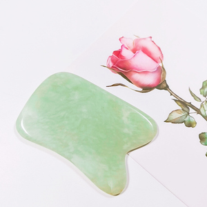 Hongzhuo Massagem Facial Ferramenta Xiuyan Jade Guasha Board Massagem Facial Ferramenta - Product Image 2