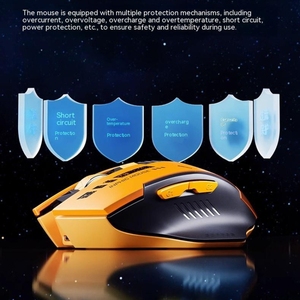 Inphic A9 200-12800dpi für Bluetooth 5.0 Wireless Gaming Mouse mit leiser Aufladung Hochwertiges mechanisches Gefühl für den Tablet-Gebrauch - Product Image 4