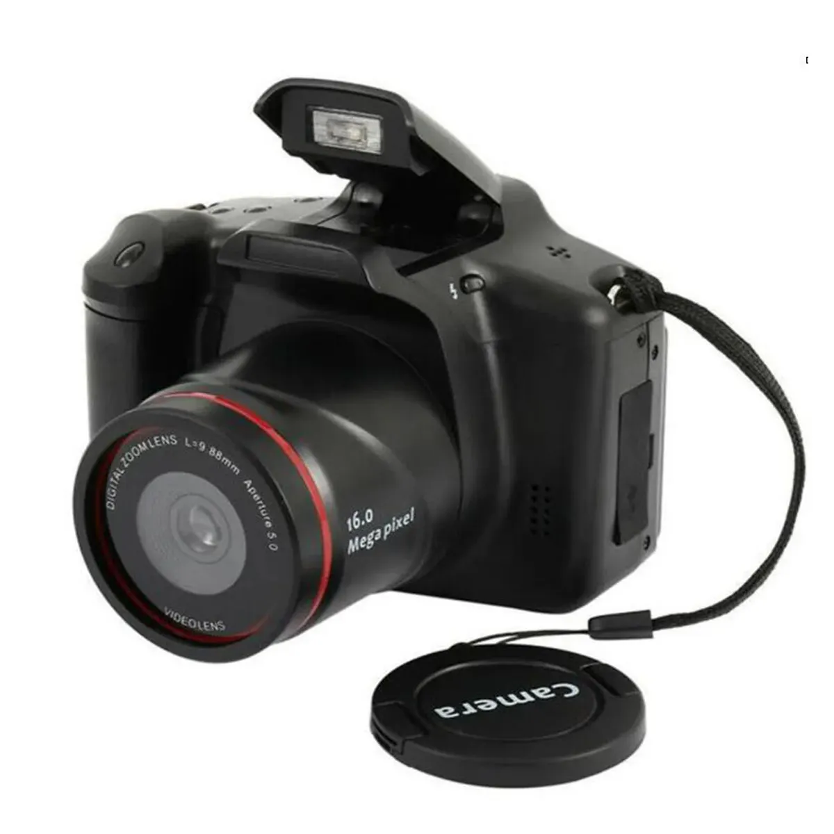 Ucuz H05 HD dijital Video kamera profesyonel 16 megapiksel telefoto geniş açı Lens DV SLR kamera