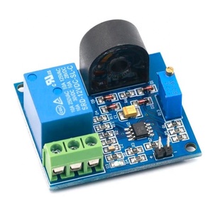 Módulo Sensor de detección de corriente CA BSY 5V 12V 24V Módulo de protección de relé 5A Salida de interruptor de protección contra sobrecorriente - Product Image 1